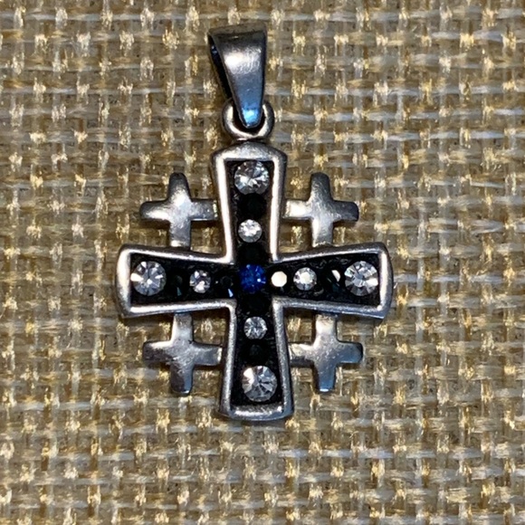 Jerusalem cross from Jerusalem. Sterling. - Picture 5 of 6